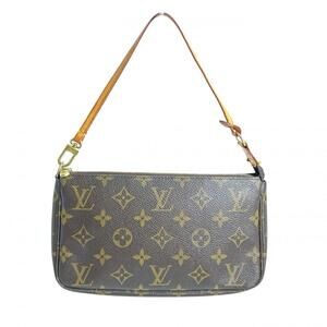 LOUIS VUITTON Brown Monogram Pouch